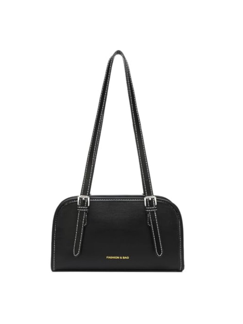 Women's Faux Leather Shoulder Bag Small Tote Crossbody with Adjustable Strap